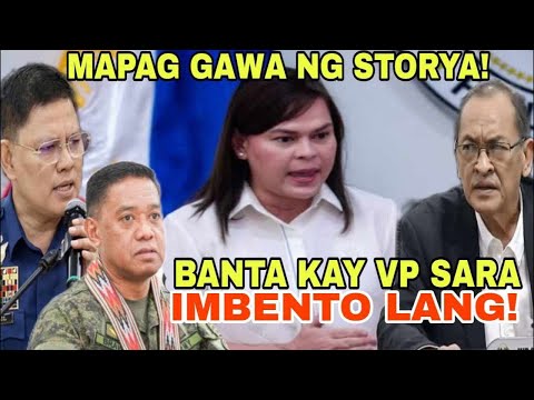 VP SARA DUTERTE NO SHOW ULET SA NBI,TAKOT SA MGA ITA-TANONG!