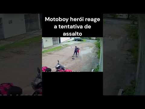 Motoboy herói reage a tentativa de assalto