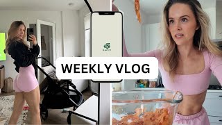 I started running, making the viral carrot salad & LEG DAY!