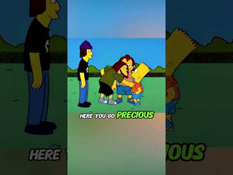 Bart immediately rushed to the podium #anime #animerecap #TheSimpsons