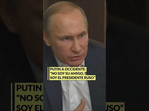 Putin expone su postura sobre cómo debe tratarle Occidente #putin #occidente #vladimirputin #rusia