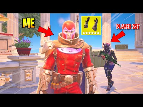 I Pretended To Be MAGNETO BOSS Early In Fortnite