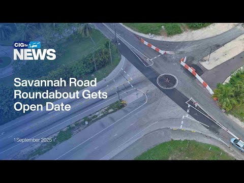 YouTube video thumbnail: Savannah Road Roundabout Gets Open Date