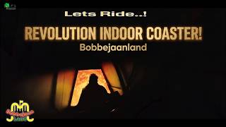 It's in the Dark Revolution Indoor Coaster On Ride @bobbejaanlandtv 