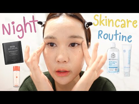 NightSkincareRoutine🌙🧴มาอัพเดตสกินแคร์ที่ใช้ช่วงนี้หน้าใสขึ้