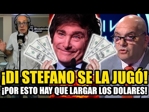 DI STEFANO SE LA JUGÓ POR MILEI Y REVELÓ POR QUE HAY QUE LARGAR LOS DOLARES