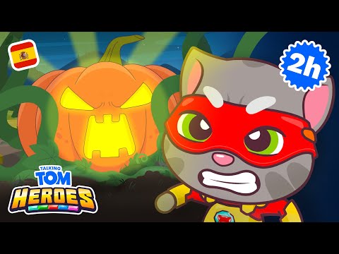 BU! Feliz Halloween Heróico! | Talking Tom Heroes | Compilación de dibujos animados