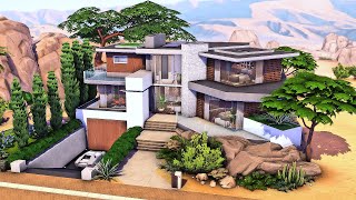Luxury Modern Glass House | The Sims 4 Speed Build