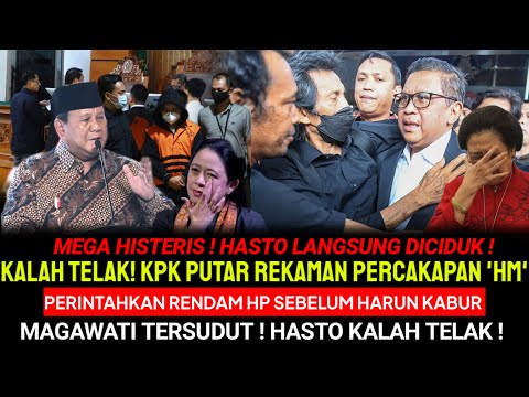 MEGAWATI HISTERIS ! HASTO Langsung DICIDUK Usai KALAH TELAK Di Praperadilan! Mak Banteng TERSUDUT!