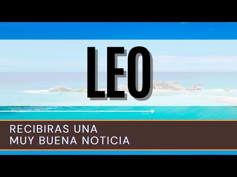 Leo Hoy ♌ | Recibirás una MUY BUENA NOTICIA |