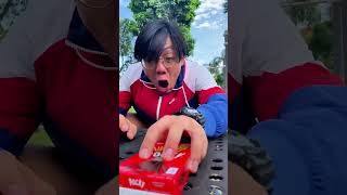 Eating MELTED CHOCOLATE Be Like... #shorts #mingweirocks