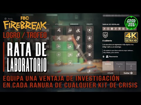 FBC: Firebreak | Logro / Trofeo: Rata de laboratorio (Ventajas de investigación en cada ranura)