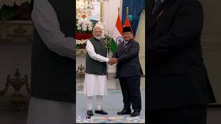 President Prabowo Subianto welcomed the Prime Minister of India, Narendra Modi