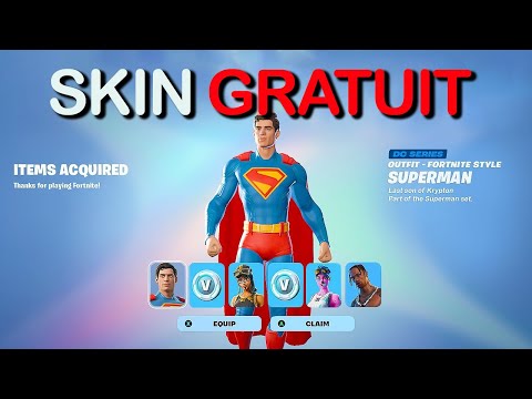 CE SKIN SUPERMAN est La ! Fortnite Régale les joueurs.. 👌😮