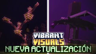 NUEVO END En Los Vibrant Visuals | Shaders Para Minecraft Bedrock 1.21