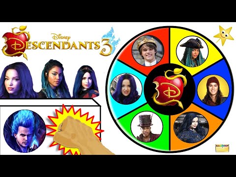Win Goldie's Treasure of DESCENDANTS 3 Dolls in the Spinning Wheel Game