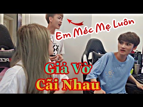 [Free Fire] Cô Ngân Gao Bạc Giả Vờ Cãi Nhau Troll Em Trai Và Cái Kết Gọi Điện Thoại Méc Mẹ