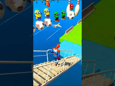 GTA 5 Epic Water Ragdolls | Spider-Man vs Squid Game Jumps / Fails ep.071 #shorts