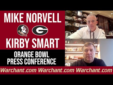 Mike Norvell Kirby Smart Press Conference | 2023 Orange Bowl | FSU Football | UGA Football Warchant