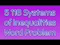 Solving Systems of Inequalities in Word Problems