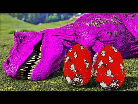 A Mãe DINOSSAURO Precisa PROTEGER Os Ovos Do Grande Rex INVEJOSO! ARK 100 DIAS