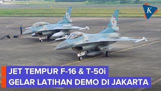 Melihat Latihan Jet Tempur TNI AU Jelang Atraksi di Upacara Kehormatan Militer