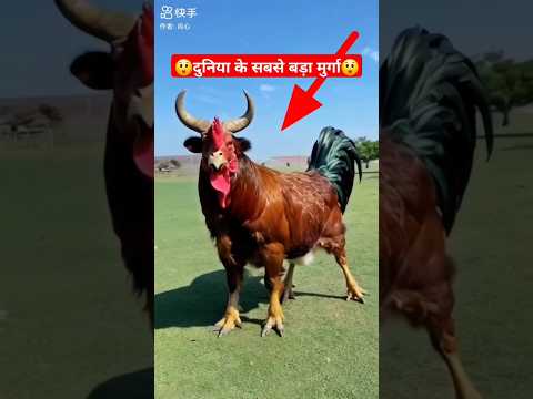 😲दुनिया के सबसे बड़ा मुर्गा😲😲😱😱 #shorts