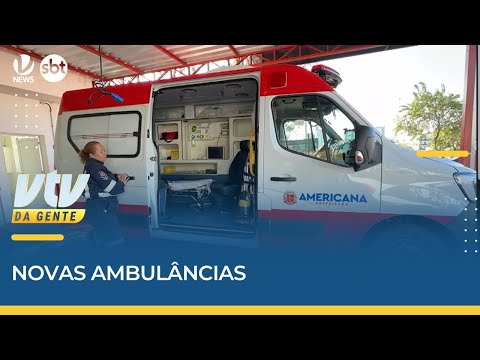 Americana conta com frota de ambulâncias novas e modernas | VTV da Gente