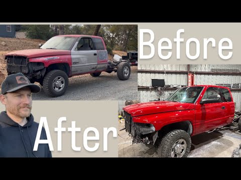 Restoring my FIRST TRUCK! My best paint job yet! 12 valve Cummins!