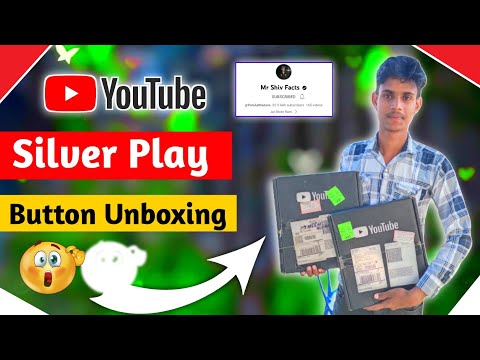 आ गया मेरा सिल्वर प्ले बटन🥰my silver play button unboxing#shortsvideo /#youtubeshorts #viralshort