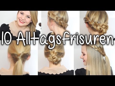 10 ALLTAGSFRISUREN | in 5-10 Minuten | Schule | Uni | Job