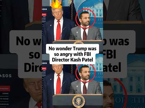 No wonder Trump is so angry at FBI Director Kash Patel. -1 #shorts#trump#kashpatel#celebrity#actor