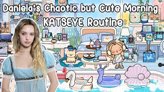 Daniela’s Chaotic but Cute Morning 😅💄| KATSEYE Routine | Toca Boca World | house ideas