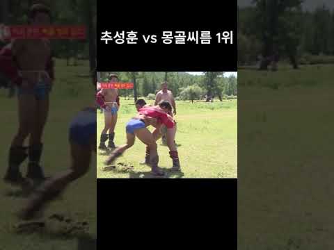 추성훈 vs 몽골씨름 1위 대결!!! #추성훈 #몽골 #씨름 #유도