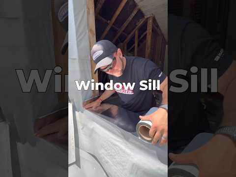 Window Flashing. Easy Work! #diy #construction #tools