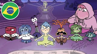 ANSIEDADE FAZ YOGA (ANIMAÇÃO DIVERTIDA MENTE 2)