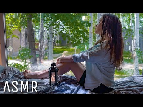 Summer ЛЕТНИЙ ASMR В ЛЕСУ НА ОЗЕРЕ  Триггеры на улице ШАШЛЫК Массаж Triggers Nature Hand Movements