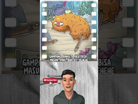 Ikan suka masuk lubang ❗️❗️ SC: Juapeteam #funny #shorts #lucu #cartoon