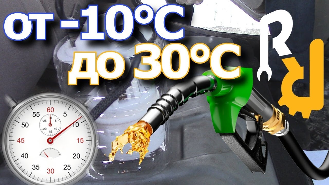 Сколько нужно времени и топлива для прогрева двигателя до 30C зимой. Эксперимент Ремонт Рено