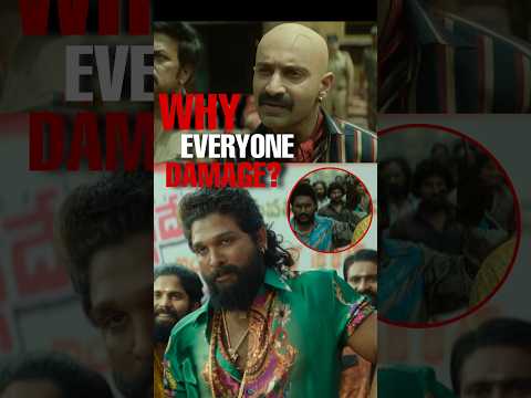 Why Everyone Damage in PUSHPA the rule? 🔴 #pushpatherule