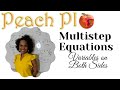 Solving Multistep Equations with Variables on Both Sides