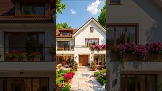 Elegant Family Home Design with Cozy Outdoor Space #dreamhome #housedesign #homedecor