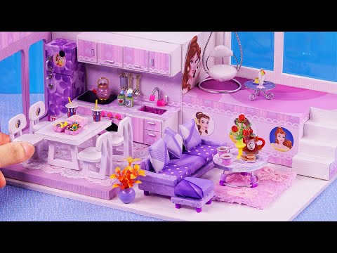 DIY Miniature House ~  10 Minute DIY Miniature Crafts #126 ~ 미니어쳐 헬로 키티 인형집 만들기