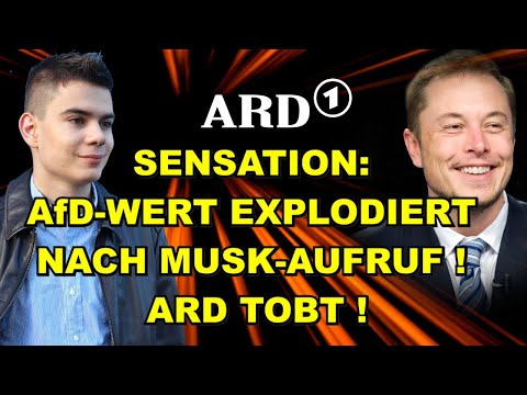 AfD-WERT EXPLODIERT nach MUSK-AUFRUF!