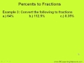 Percentage Conversions and Calculations