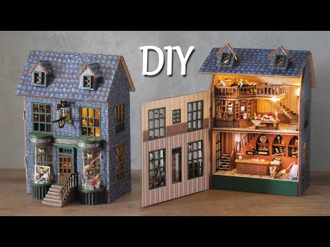 [4K] Super Mini Magic Shop || DIY Miniature Dollhouse Kit - Relaxing Satisfying Video