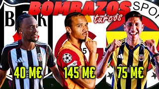 GALATASARAY, FENERBAHÇE y BESIKTAS rompen el mercado: Así quedan sus plantillas