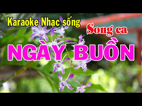 Karaoke nhạc sống NGÀY BUỒN – SONG CA