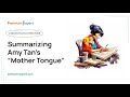 Language and Identity in Tan's Work