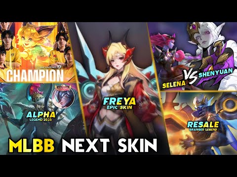 FREYA EPIC | JOY FNOP CHAMPION | RESALE GRANGER LEGEND SKIN | NEW HERO SHENYUAN - Mobile Legends